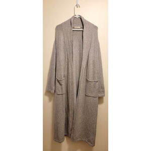 Marine Layer Sweater Womens XL Gray Cardigan Duster Open Front Pockets